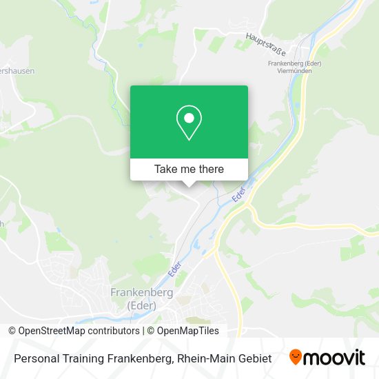 Карта Personal Training Frankenberg