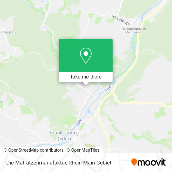 Карта Die Matratzenmanufaktur