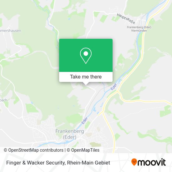 Карта Finger & Wacker Security