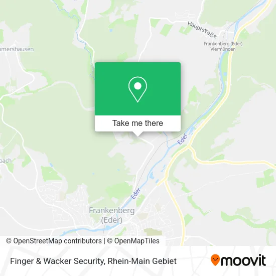 Карта Finger & Wacker Security