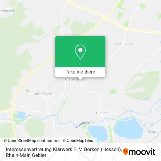 Карта Interessenvertretung Klärwerk E. V. Borken (Hessen)