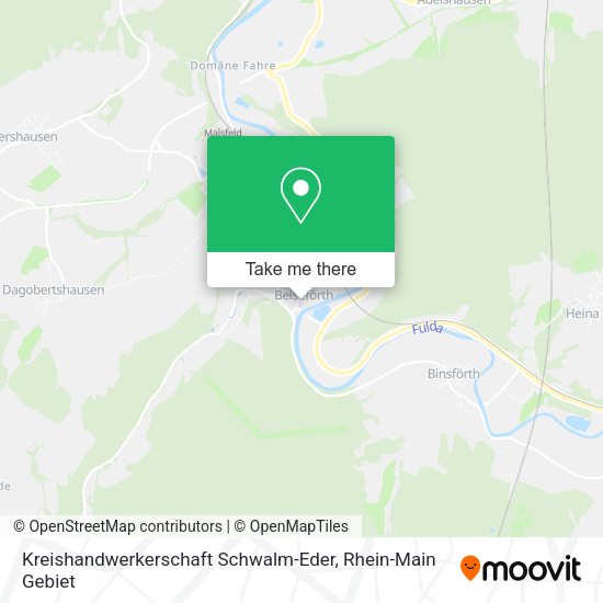 Карта Kreishandwerkerschaft Schwalm-Eder