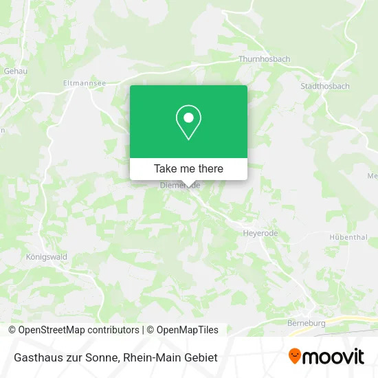 Карта Gasthaus zur Sonne