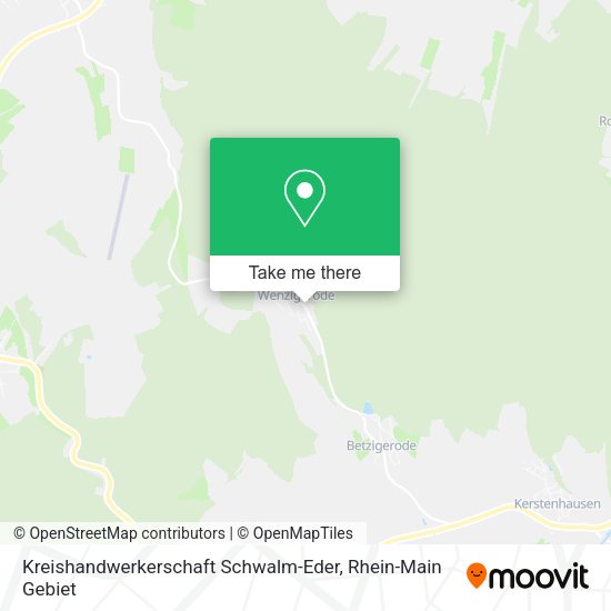 Карта Kreishandwerkerschaft Schwalm-Eder