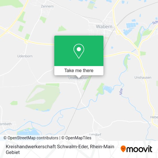 Карта Kreishandwerkerschaft Schwalm-Eder