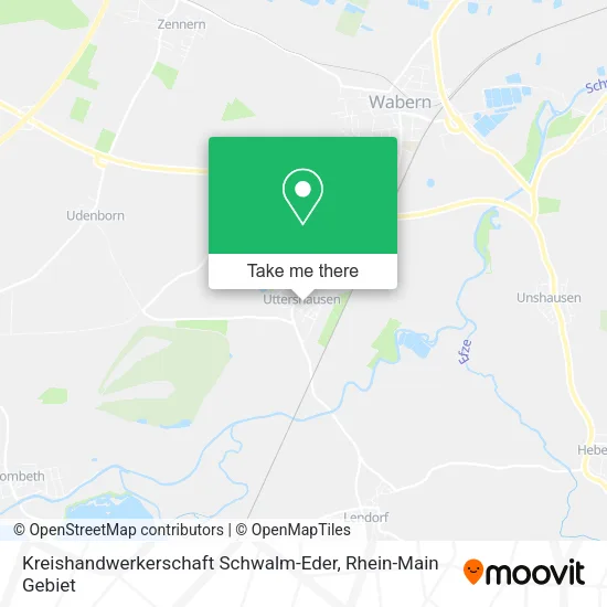 Карта Kreishandwerkerschaft Schwalm-Eder