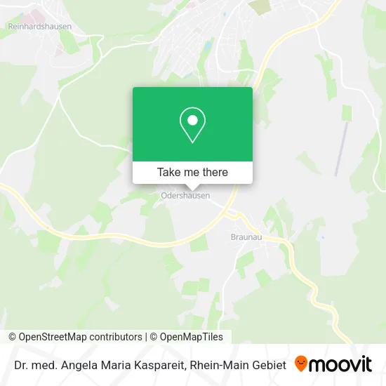 Карта Dr. med. Angela Maria Kaspareit