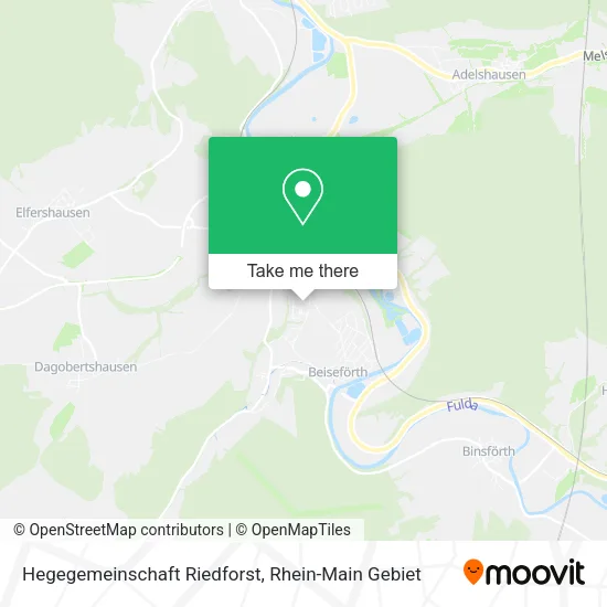 Карта Hegegemeinschaft Riedforst