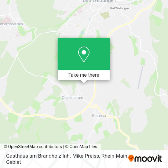 Карта Gasthaus am Brandholz Inh. Mike Preiss