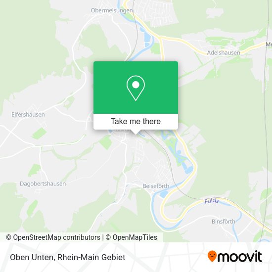 Карта Oben Unten