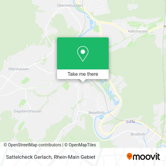 Карта Sattelcheck Gerlach