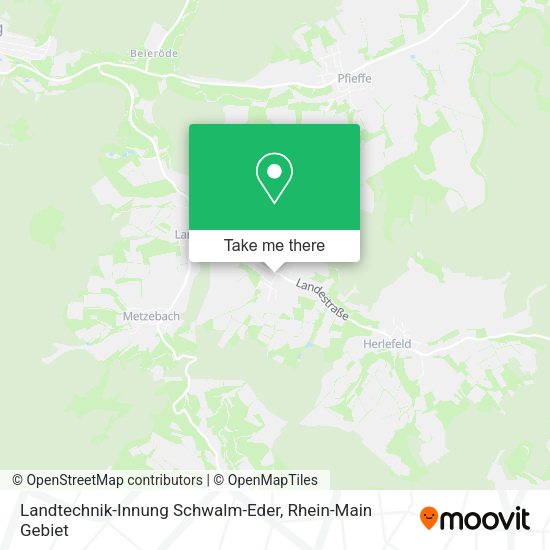Карта Landtechnik-Innung Schwalm-Eder