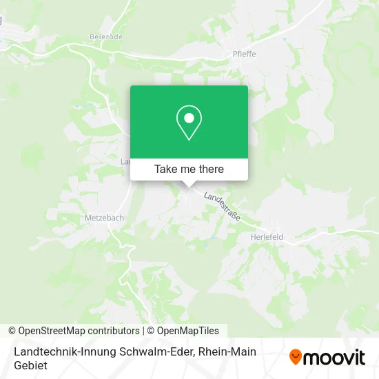Карта Landtechnik-Innung Schwalm-Eder