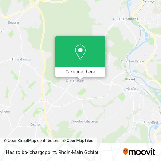 Карта Has to be- chargepoint