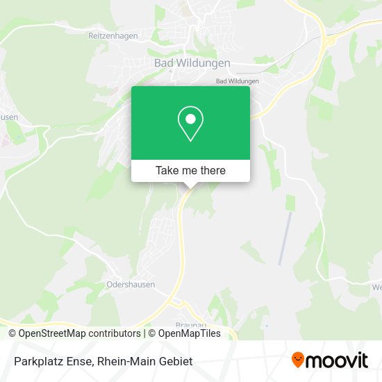 Карта Parkplatz Ense