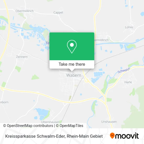 Карта Kreissparkasse Schwalm-Eder