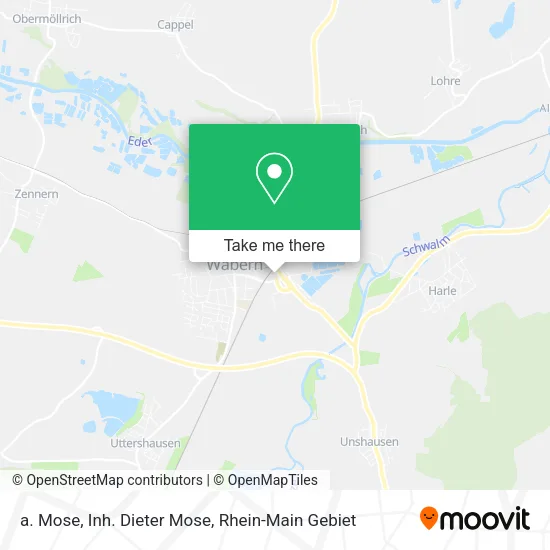Карта a. Mose, Inh. Dieter Mose
