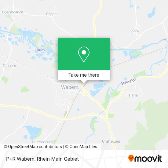 Карта P+R Wabern
