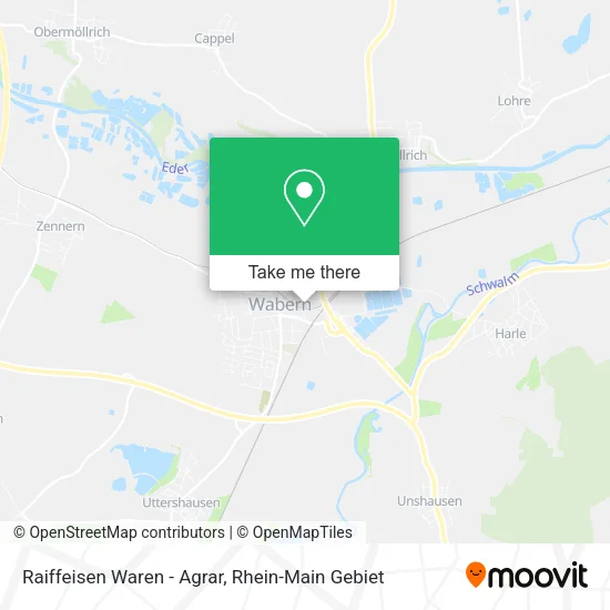 Карта Raiffeisen Waren - Agrar