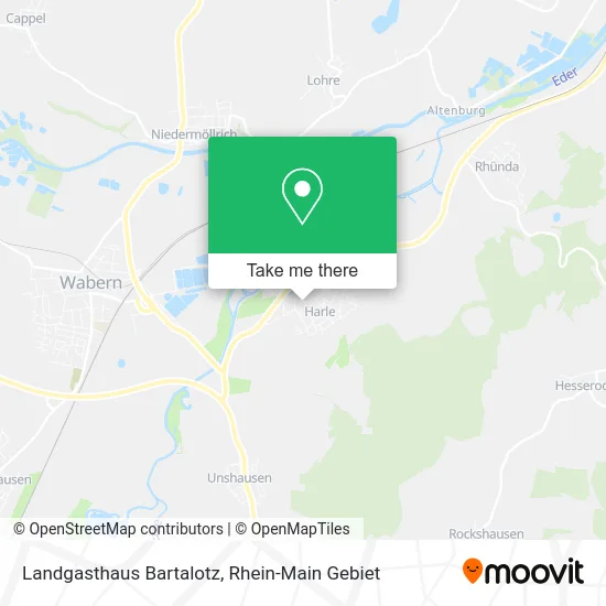 Карта Landgasthaus Bartalotz