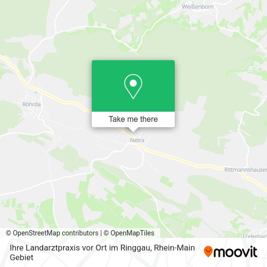 Карта Ihre Landarztpraxis vor Ort im Ringgau