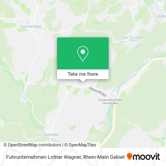 Карта Fuhrunternehmen Lothar Wagner