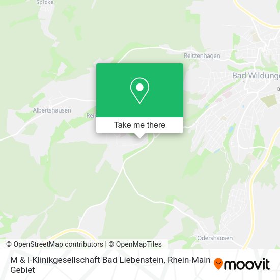 Карта M & I-Klinikgesellschaft Bad Liebenstein