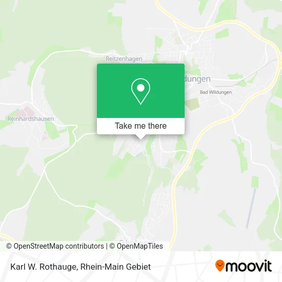 Карта Karl W. Rothauge