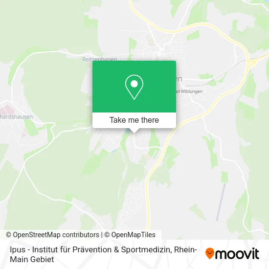 Карта Ipus - Institut für Prävention & Sportmedizin