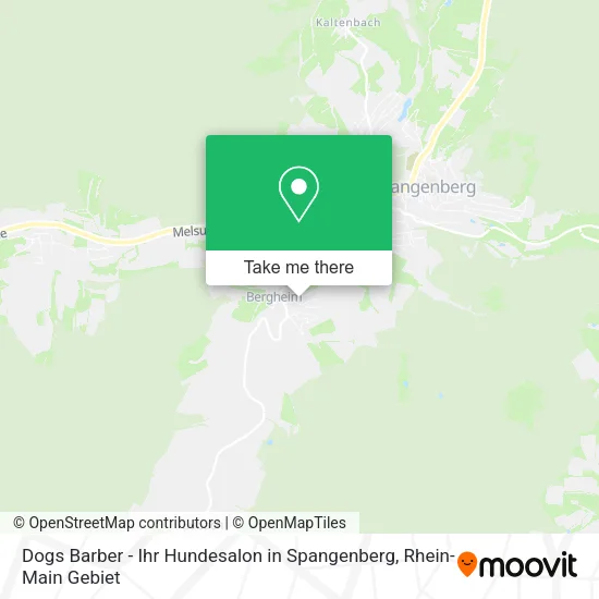 Карта Dogs Barber - Ihr Hundesalon in Spangenberg