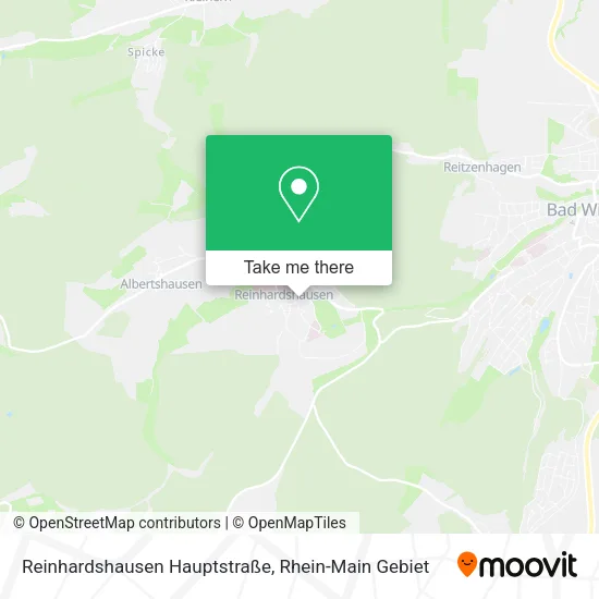 Карта Reinhardshausen Hauptstraße