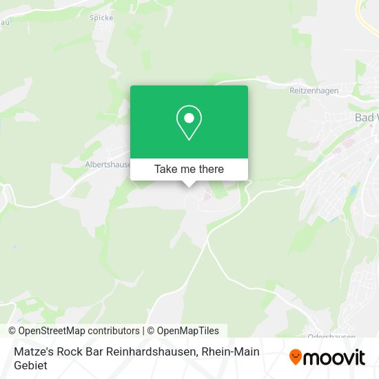 Карта Matze's Rock Bar Reinhardshausen
