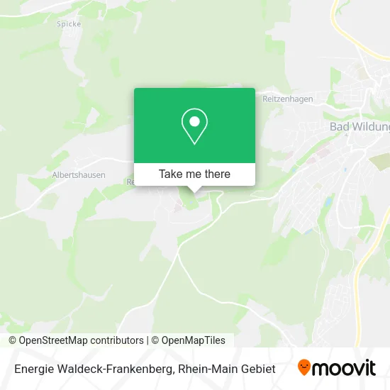 Карта Energie Waldeck-Frankenberg