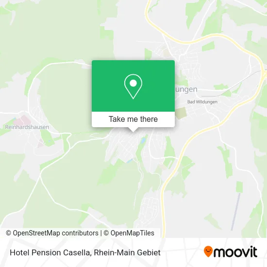 Карта Hotel Pension Casella