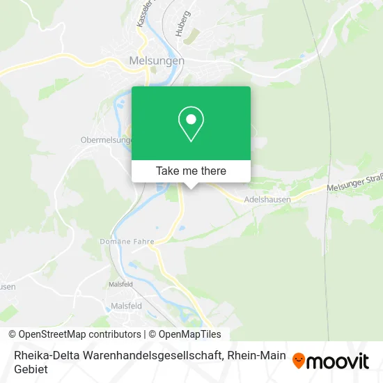 Rheika-Delta Warenhandelsgesellschaft map