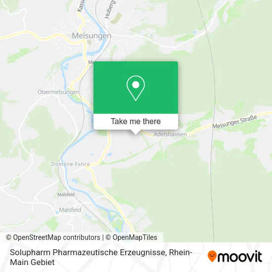 Карта Solupharm Pharmazeutische Erzeugnisse
