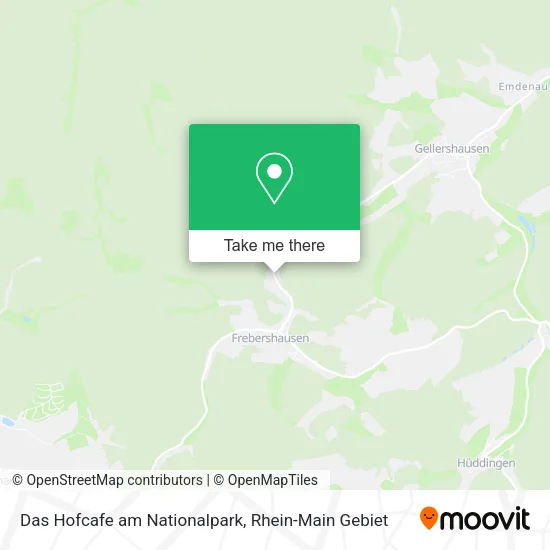 Карта Das Hofcafe am Nationalpark