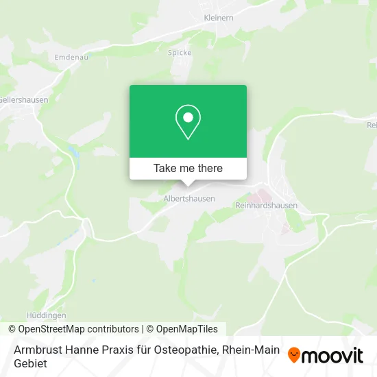Карта Armbrust Hanne Praxis für Osteopathie
