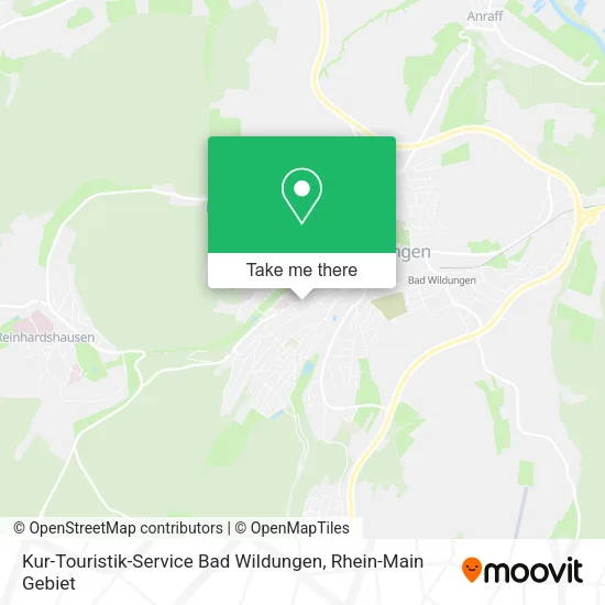 Карта Kur-Touristik-Service Bad Wildungen