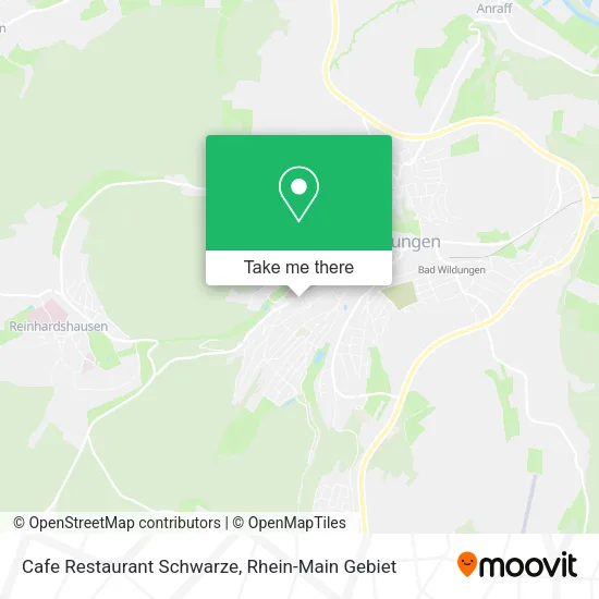 Карта Cafe Restaurant Schwarze