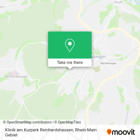 Карта Klinik am Kurpark Reinhardshausen