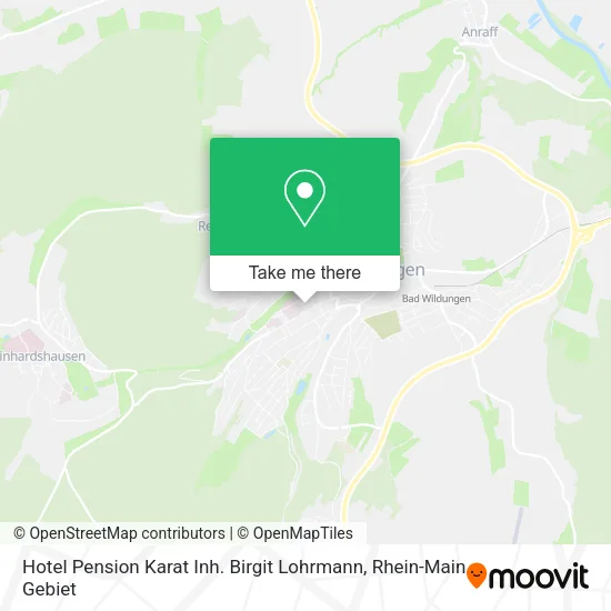 Карта Hotel Pension Karat Inh. Birgit Lohrmann