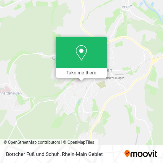 Карта Böttcher Fuß und Schuh