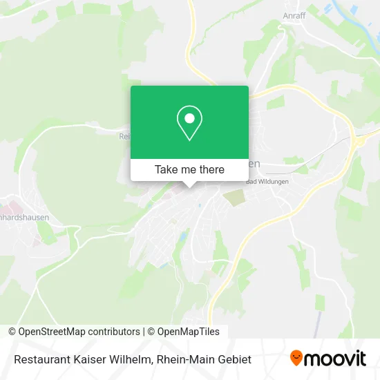 Карта Restaurant Kaiser Wilhelm