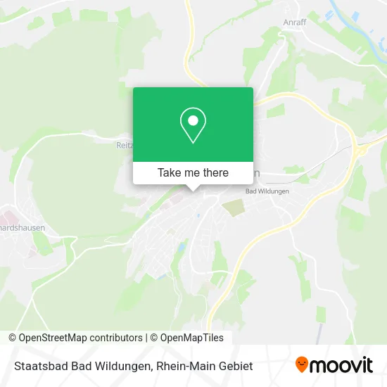 Карта Staatsbad Bad Wildungen