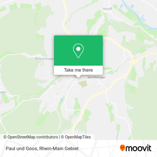 Карта Paul und Goos