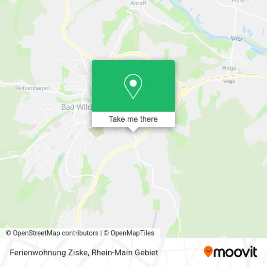 Карта Ferienwohnung Ziske
