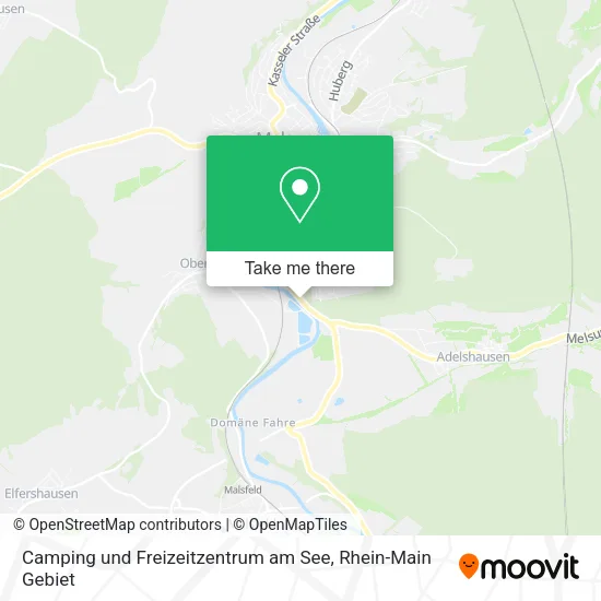 Карта Camping und Freizeitzentrum am See