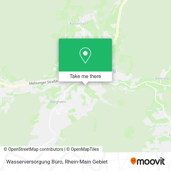 Карта Wasserversorgung Büro