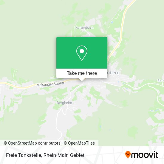 Карта Freie Tankstelle